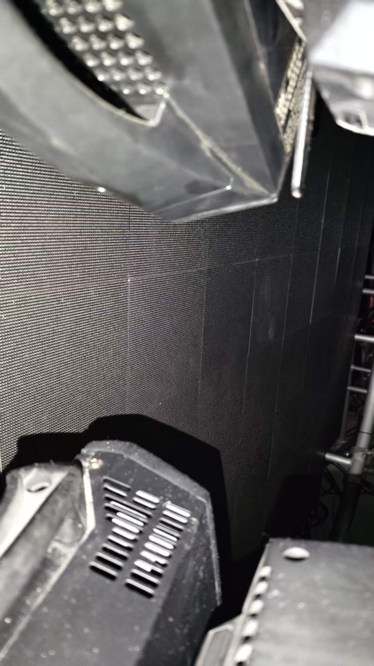 舞台的LED大屏的一角