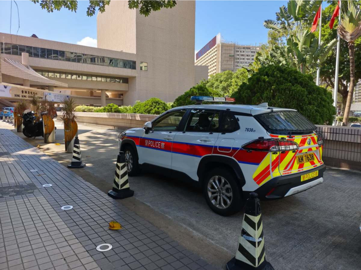 香港文化中心事发后现场